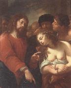 Giuseppe Nuvolone Christ and the woman taken in adultery oil painting